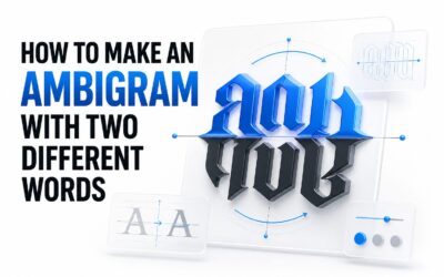 How to Make an Ambigram With Two Different Words